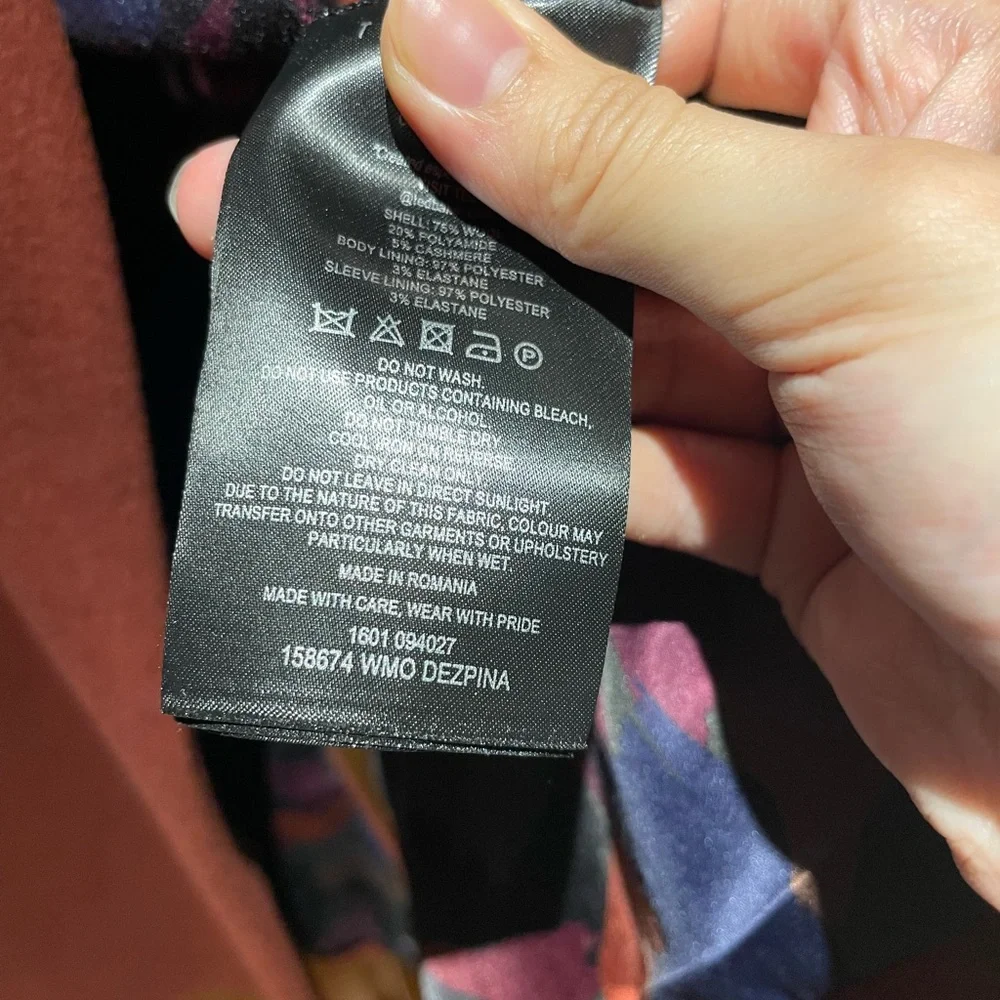 Ted Baker Dezpina Long Belted Wrap Over Coat - Picture 5 of 7